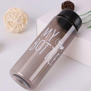 Бутылка Yokee My Bottle глянцевая черная 500мл