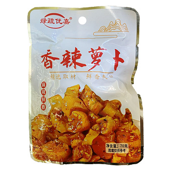 Маринованные бобы Lushu Youjia пряные 70г