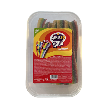 Мармелад в банках Miniccco Sour Belt Rainbow 200г