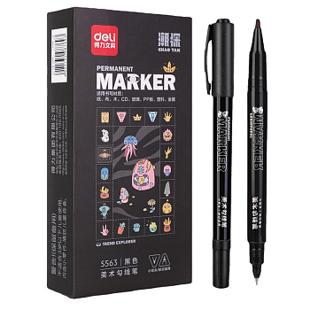 Маркер Deli S563