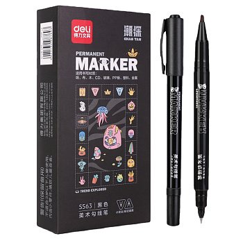 Маркер Deli S563