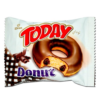 Пончик Elvan Today Donut шоколад