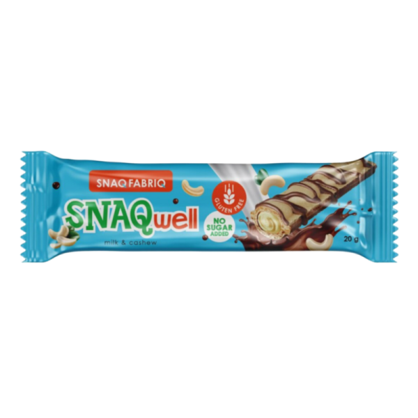 Batonchik Snaq Fabriq vafelnyy s molochno-orekhovoy pastoy 20g