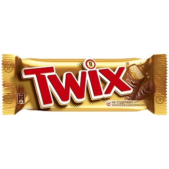 Шоколадный батончик Twix 55г