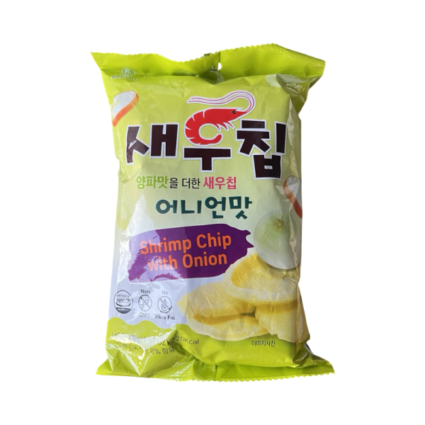 Chipsy HUMANWELL Shrimp Chip so vkusom luka 48g