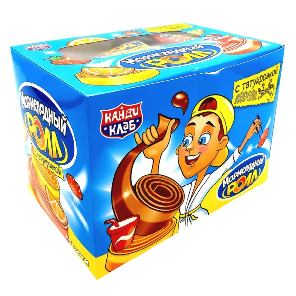 Marmeladnyy Roll Kandi Klab s Tatuirovkoy 12g