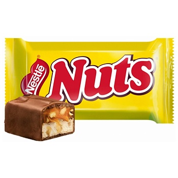 Шоколадный батончик Nestle Nuts