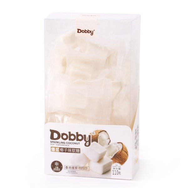Konfety zhevatelnye Dobby iz kokosovogo moloka 110g