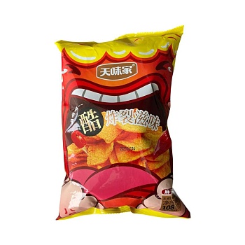 Чипсы Tianweijia со вкусом острого перца 108г
