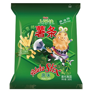 Чипсы Oishi Potato Stix Original оригинальные 35г