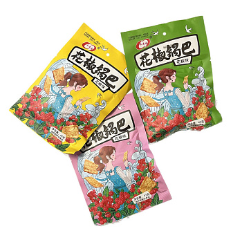 Чипсы Wing On Garden рисовые с перцем 42г