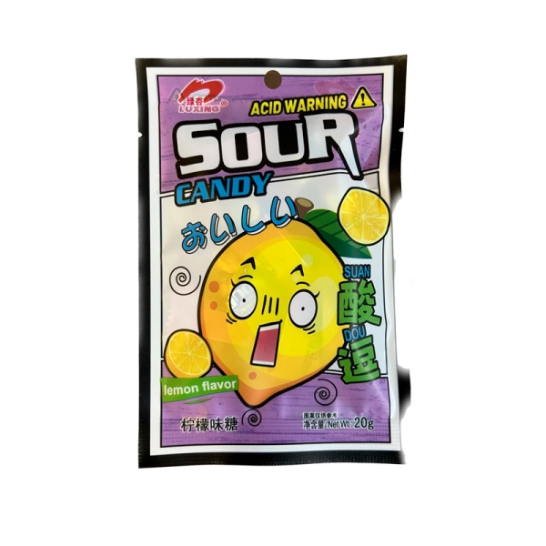 Konfety Luxing Sour Candy limon 20g
