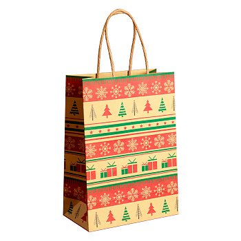 Пакет подарочный Yokee Merry Christmas Y-02 21*15см