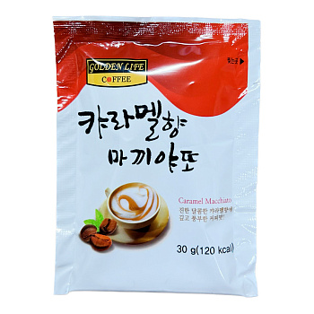 Кофе быстрорастворимый GL Карамель Макиато 30г