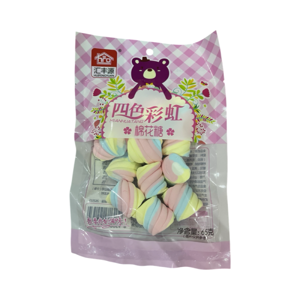 Marshmellou Huifengyuan fruktovyy rozovyy 65g