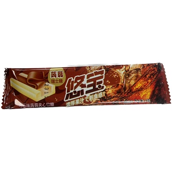 Конфеты жевательные Youbao с начинкой Кола 14г