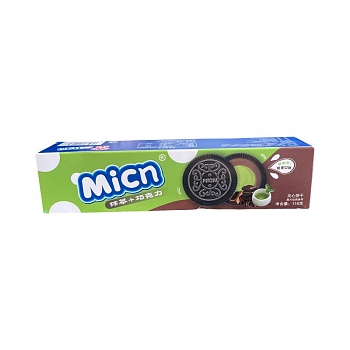 Печенье-сэндвич Micn со вкусом мяты и шоколада 116г