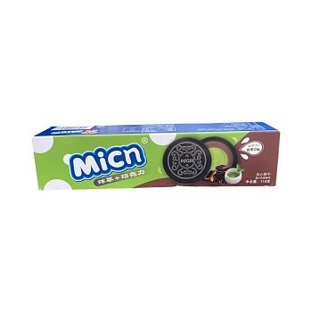 Печенье-сэндвич Micn со вкусом мяты и шоколада 116г