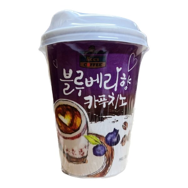Kofe bystrorastvorimyy GL Blyuberri Kappuchino stakan 30g