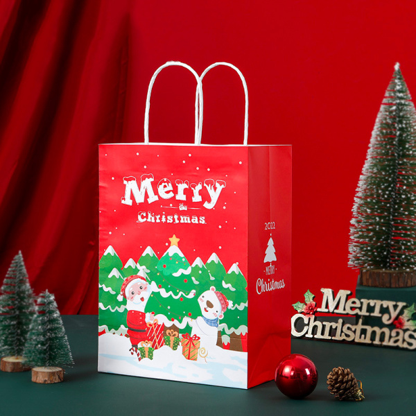 Paket podarochnyy Yokee Christmas 27*20sm