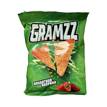 Чипсы кукурузные Gramzz паприка 55г