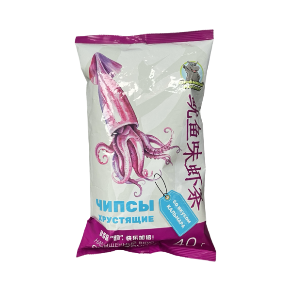 Chipsy LYuBIMYY BEGEMOT so vkusom kalmara 40g