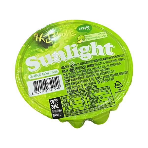 Zhele Sun Light Jelly Apple Flavor so vkusom yabloka 180ml_2