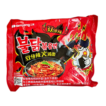 Лапша Spicy Chicken Stir-fried Noodles 140г