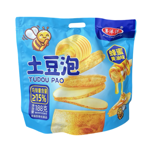 Chipsy ShuYangyang s medovym maslom 188g