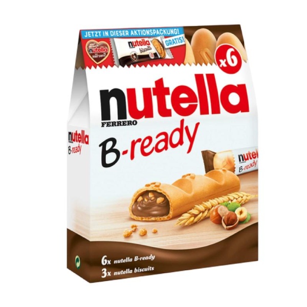 Pechene Nutella B-ready s nachinkoy iz orekhovoy pasty 132g