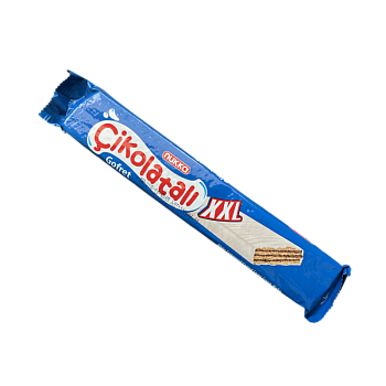 Вафли Cikolatali Black XXL белый шоколад 60г