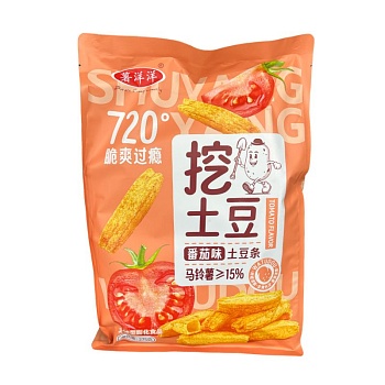 Чипсы ShuYangyang Cuipian с томатным вкусом 275г