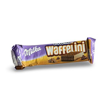 Вафли Milka Waffelini с какао начинкой в молочным шоколадом 31г