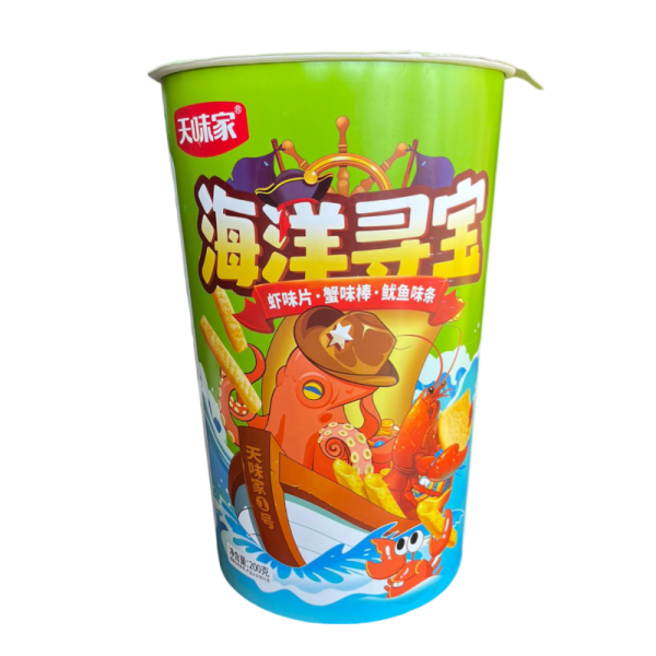 Chipsy Tianweijia so vkusom osminoga 200g