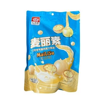 Шарики кранч Huifengyuan с белым шоколадом 100г