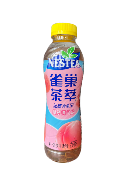 Napitok chaynyy Nestea chernyy chay ulun s sokom persika 0,5l