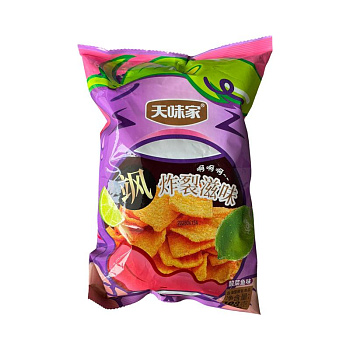 Чипсы Tianweijia со вкусом квашеной капусты и рыбы 108г