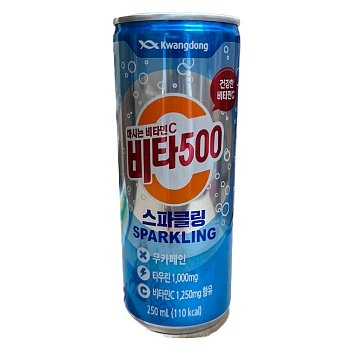 Напиток витаминизированный газированный Kwangdong Vita 500 Sparkling 250мл 