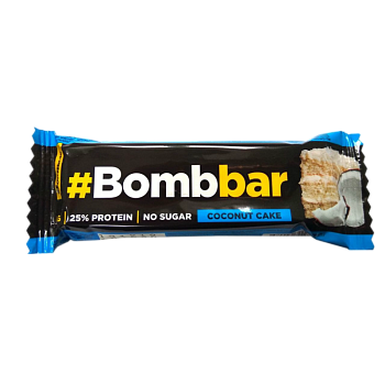 Батончик Bombbar Миндально-кокосовый торт 40г