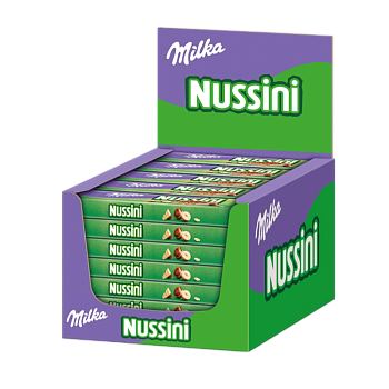 Вафли в шоколаде Milka Nussini с фундуком 32г