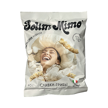 Снек Solim Mimo пшеничный со сливочно-грибным вкусом 60г