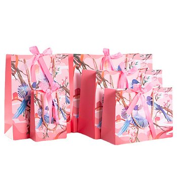 Пакет подарочный Yokee Birds 32*25см