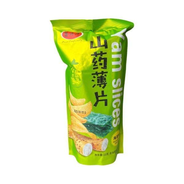 Chipsy ShuYangyang Yam Slices so vkusom nori 33g