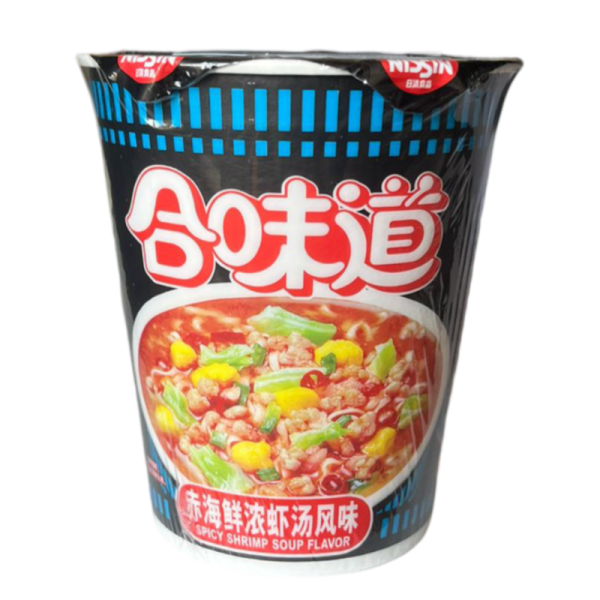 Lapsha Cup Noodles s krevetkami ostraya 76g