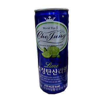 Напиток газированный Chojung Lime Лайм 250мл