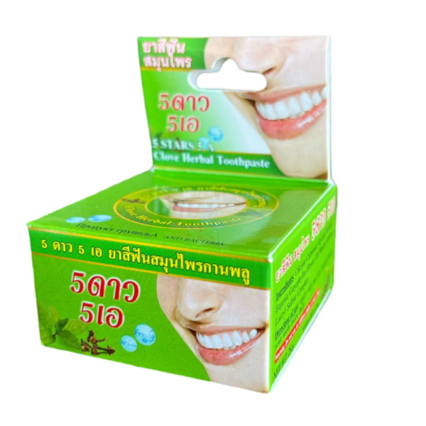 Zubnaya pasta 5 Star travyanaya zelenaya 25g