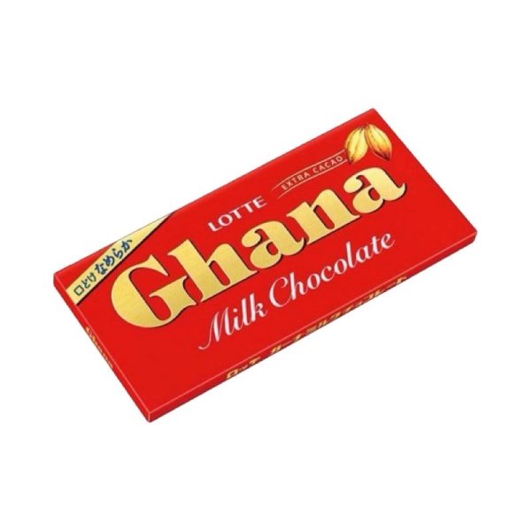 Shokolad LOTTE Ghana molochnyy 50g