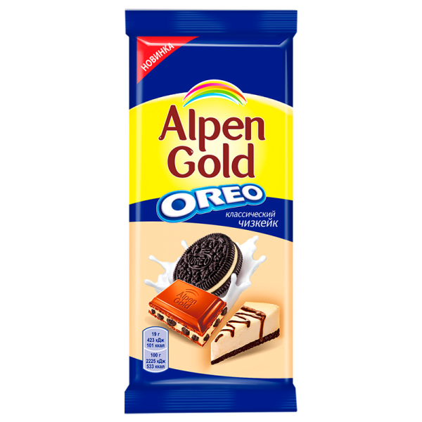 Shokolad Alpen Gold Klassicheskiy chizkeyk 80g