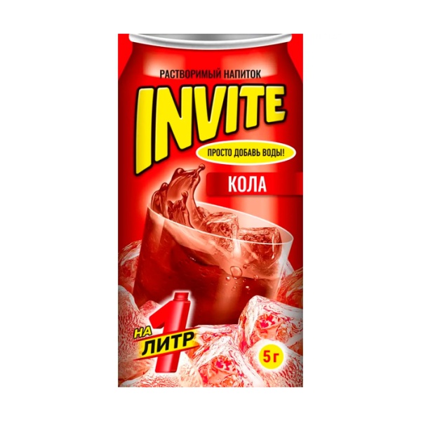 Napitok rastvorimyy Invite kola 5g