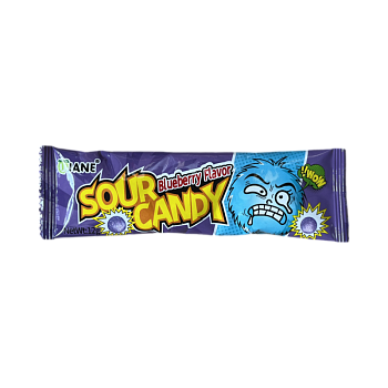 Конфеты Ujane Wow Sour кислые со вкусом черники 12г